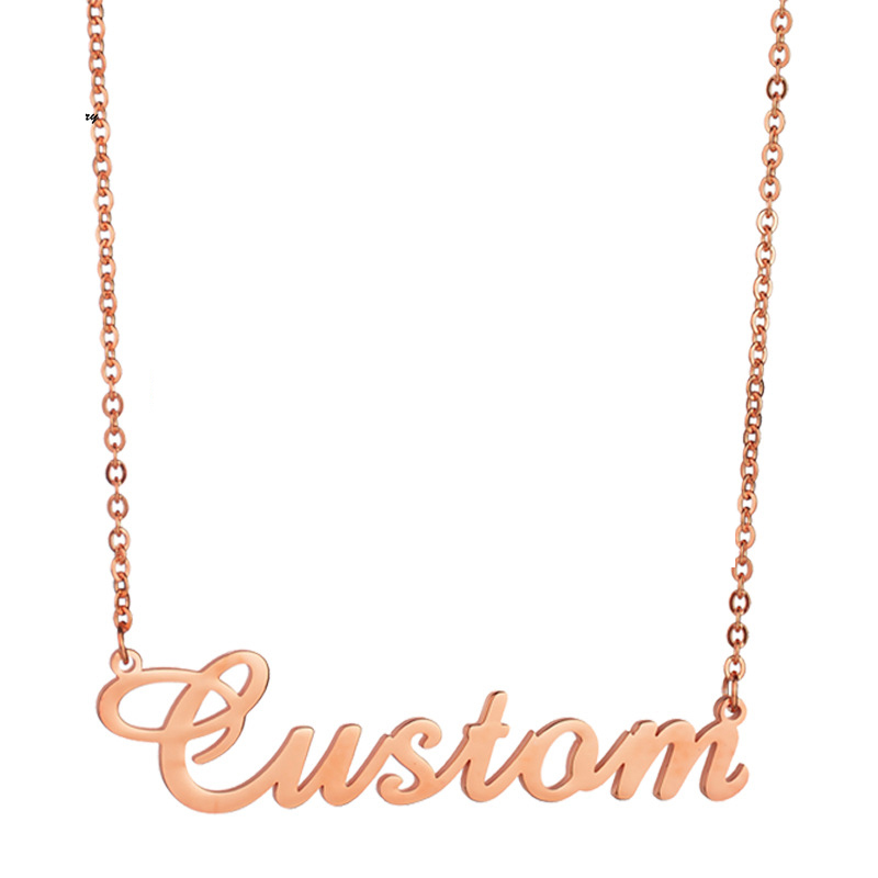 Personalized name necklace